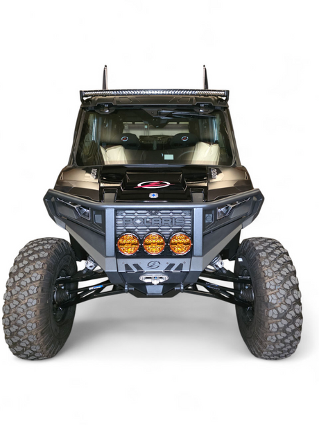 2024+ Polaris Xpedition HDX Front Winch Bumper with Brush Guard www.elektricoffroad.com