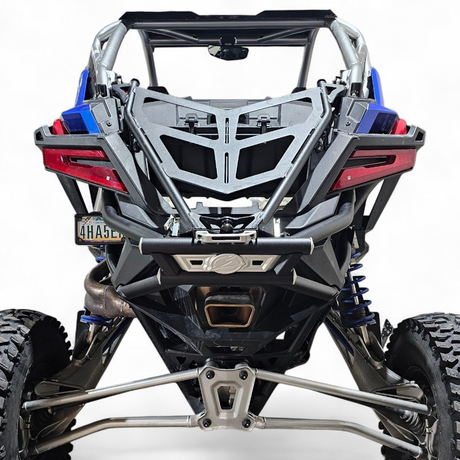 2022+ Polaris RZR Pro R Amp Rear Tire Rack Rear Bumper Combo www.elektricoffroad.com