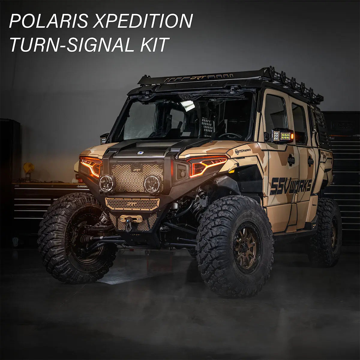 Turn-Signal Plug-&-Play Kit | 2024-2026 Polaris Xpedition | Sequential Front LED Lights w/Taillight Integration SWITCH Works