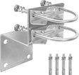 Pole Mount Accessory for Outdoor Antennas with Double U-Bolts TekShack