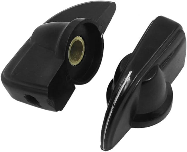 Potentiometer Knob: Black Chickenhead with Set Screw TekShack
