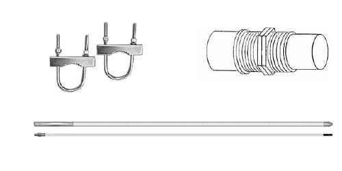 ProComm PATRIOT 12 Foot CB or 10 Meter Base Antenna PAT-12 ProComm