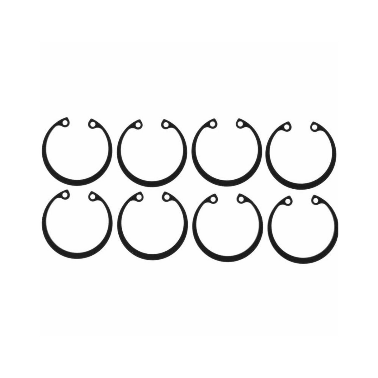 2006-2010 Duramax 6.6L Mahle Set of 4 Pistons w/ Rings Right Bank - .010 (224-3708WR.010)