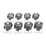 2011-2016 Duramax LML Mahle Set of 8 Pistons w/ Rings - 1.00MM (224-3935WR-1.00MM)