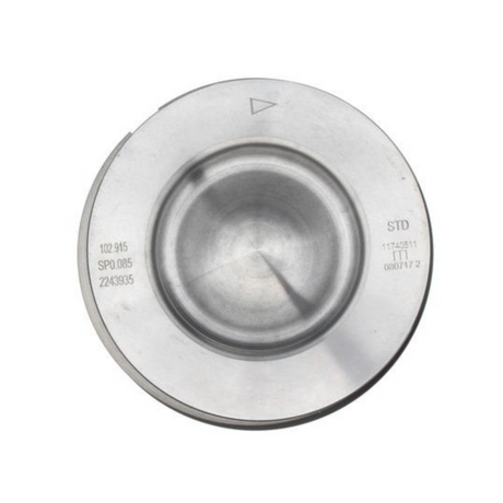 2011-2016 Duramax LML Mahle Set of 8 Pistons w/ Rings - Standard (224-3935WR)