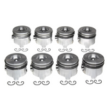 1994-2002 Powerstroke 7.3L Mahle Set of 8 Pistons w/ Rings - .040 (224-3163WR.040)