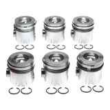 1998.5-2002 Cummins 5.9L Mahle Set of 6 Pistons w/ Rings - .020 (224-3355WR.020)