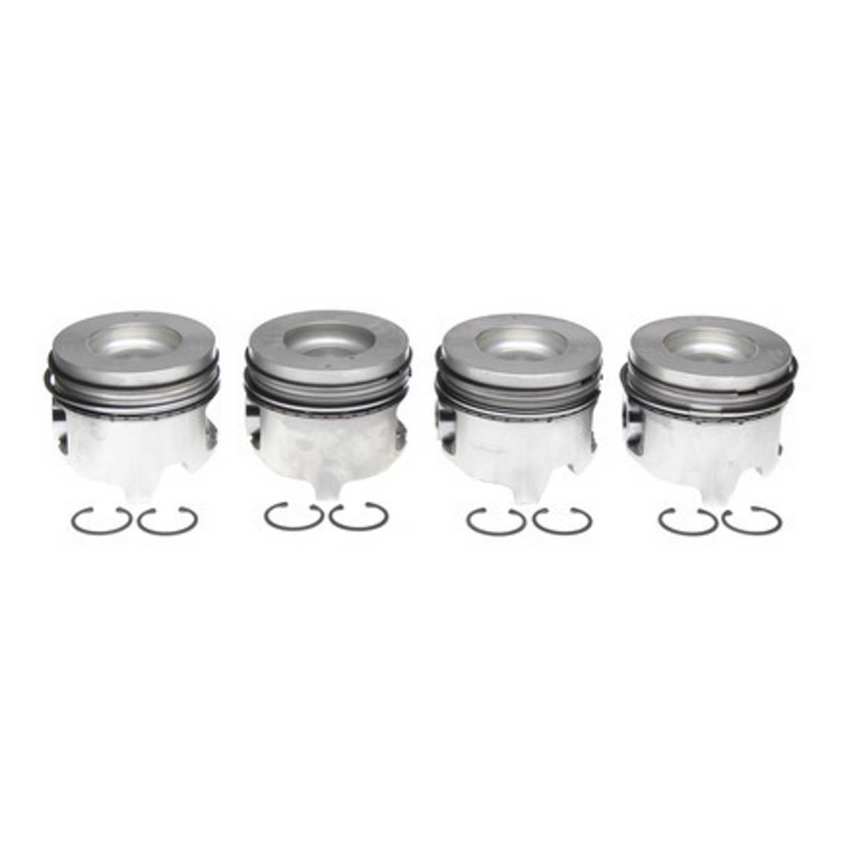 2001-2005 Duramax LB7/LLY Mahle Set of 4 Pistons w/ Rings Left Bank - .020 (224-3451WR.020)