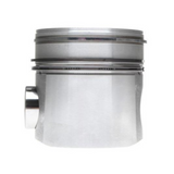 1994-1998 Cummins 5.9L Mahle Set of 6 Pistons w/ Rings - .040 - Top Ring 0.335" from Piston Top (224-3520WR.040)