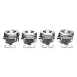 2006-2010 Duramax LLY/LBZ/LMM Mahle Set of 4 Pistons w/ Rings Left Bank - .030 (224-3709WR.030)