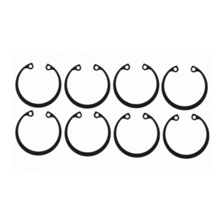 2006-2010 Duramax LLY/LBZ/LMM Mahle Set of 4 Pistons w/ Rings Left Bank - .010 (224-3709WR.010)
