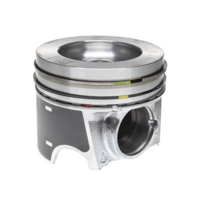 2008-2010 Powerstroke 6.4L Mahle Set of 8 Pistons w/ Rings - Standard - Reduced Compression (224-3953WR)