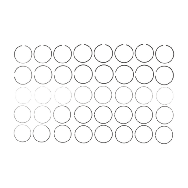 2003-2007 Powerstroke 6.0L Mahle Pistons Rings - Standard (41940)