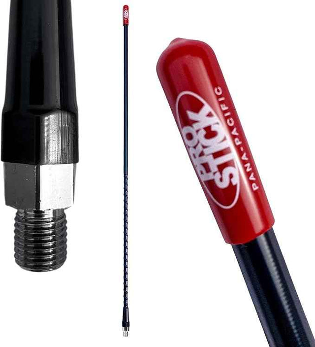Prostick 4` Foot Fiberglass 1000 Watt - Black CB Radio Antenna Prostick