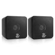 Pyle® 200-Watt 4-In. Mini-Cube Bookshelf Speaker Set, Black, 2 Count TekShack