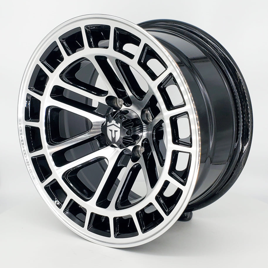 Empire Quest 14x7 | -25 Offset Gloss Black w/ Machined Face