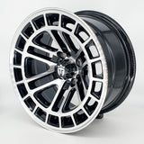 Empire Quest 14x7 | -25 Offset Gloss Black w/ Machined Face