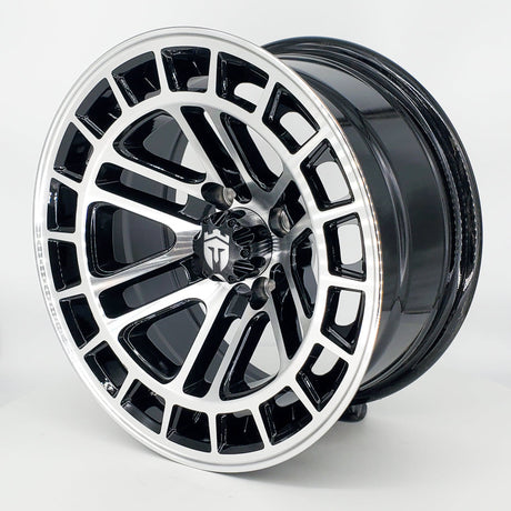 Empire Quest 14x7 | -25 Offset Gloss Black w/ Machined Face