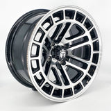 Empire Quest 14x7 | -25 Offset Gloss Black w/ Machined Face