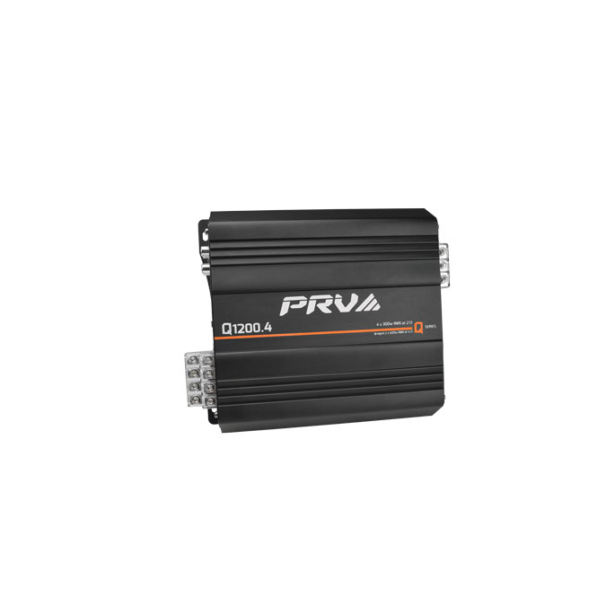 PRV Audio Q1200.4 2Ω Compact 4 Channel Mini Amplifier