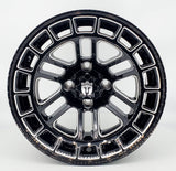 Empire Quest 14x7 | -25 Offset Gloss Black Milled Accents