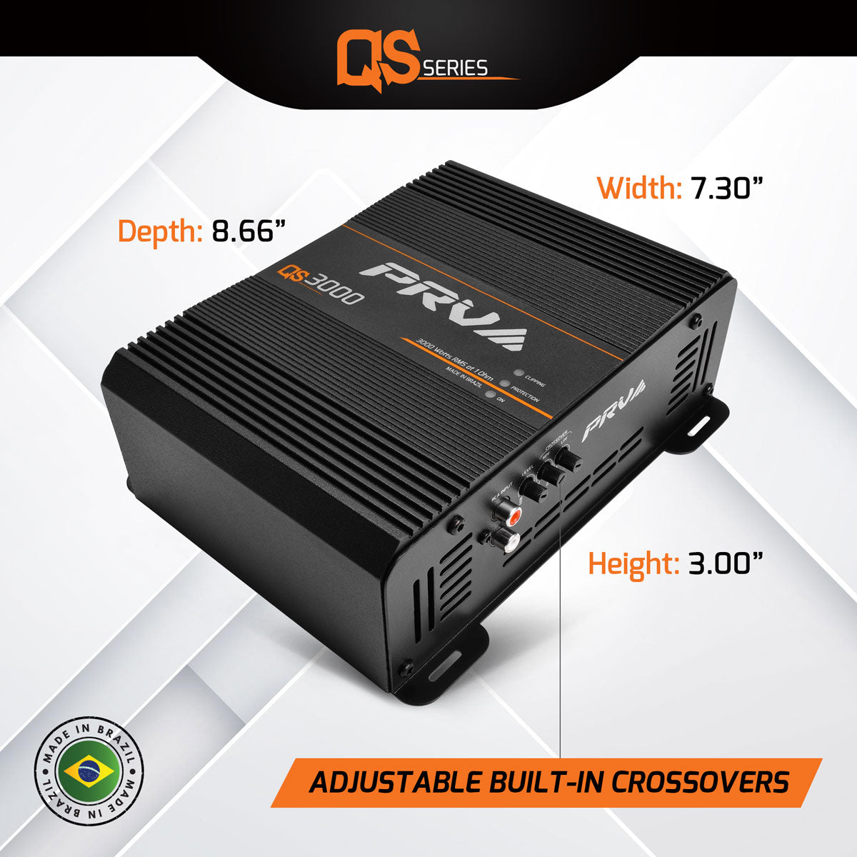 PRV QS3000 1 Ohm Amplifier PRV Audio