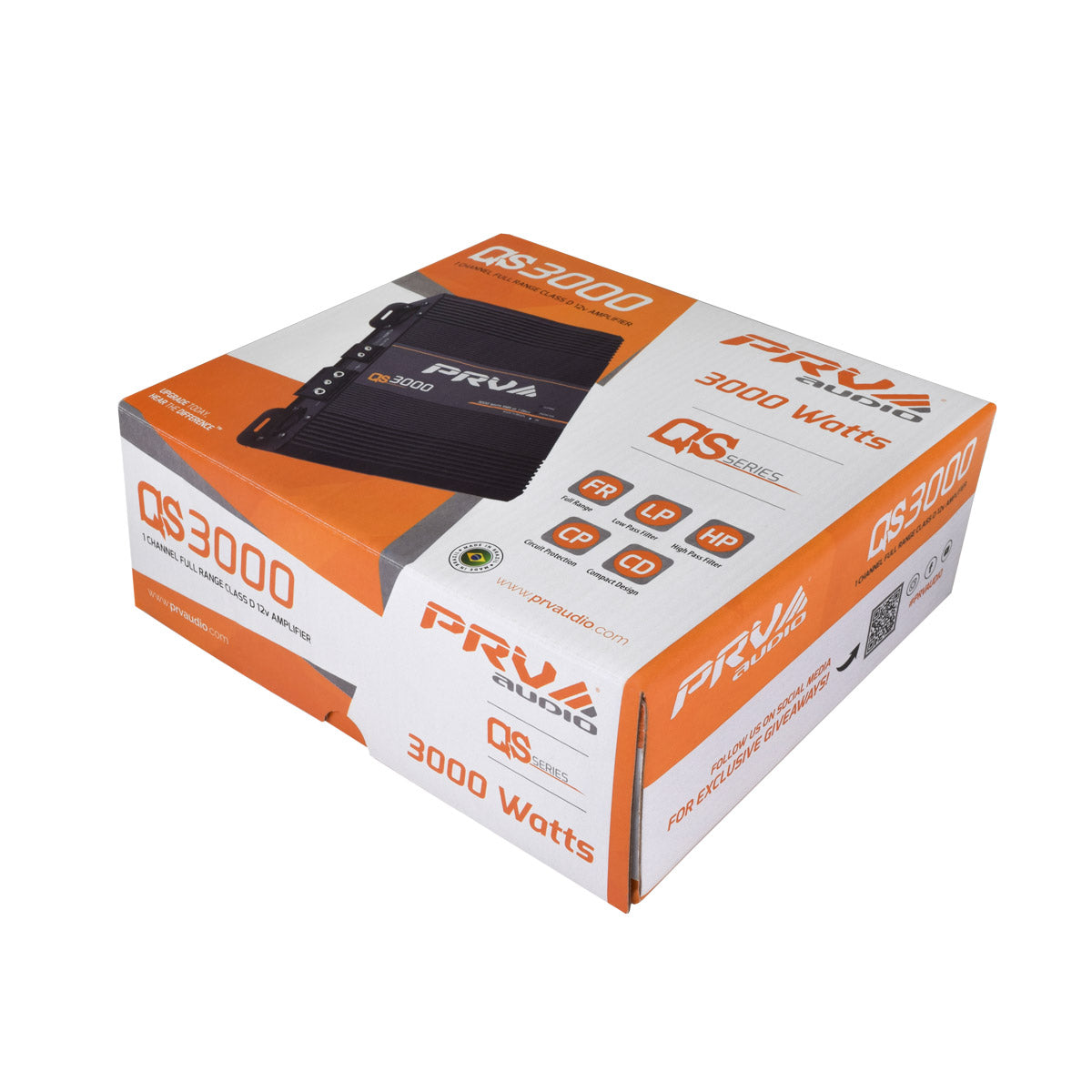 PRV QS3000 1 Ohm Amplifier PRV Audio