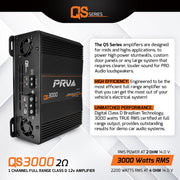 PRV QS3000 2 Ohm Amplifier PRV Audio