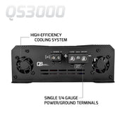 PRV QS3000 2 Ohm Amplifier PRV Audio