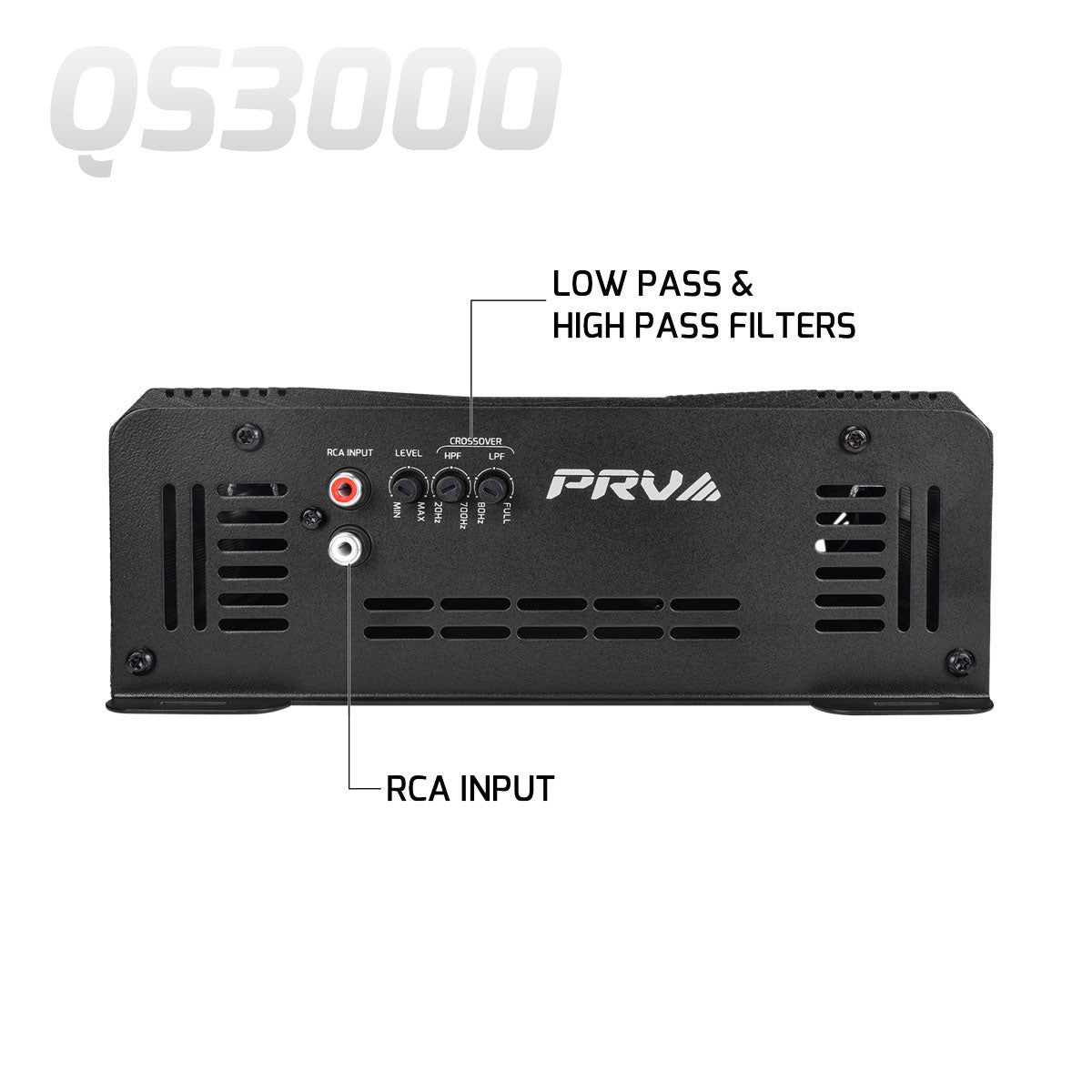 PRV QS3000 2 Ohm Amplifier PRV Audio