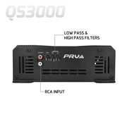 PRV QS3000 2 Ohm Amplifier PRV Audio
