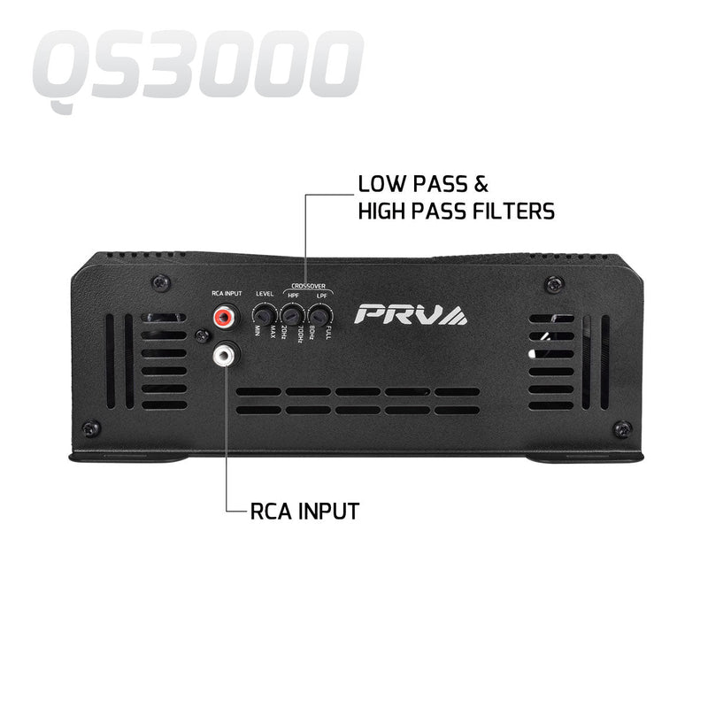 PRV QS3000 2 Ohm Amplifier PRV Audio