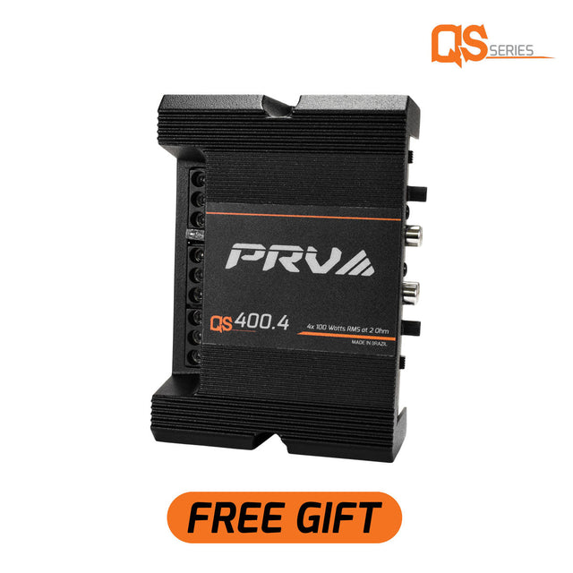 PRV QS400.4 2 Ohm FREE GIFT prvaudiogroup