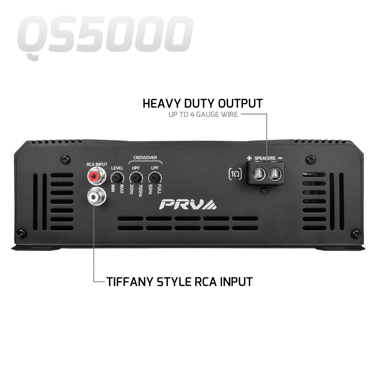PRV QS5000 1 Ohm Amplifier PRV Audio