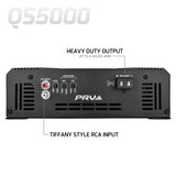 PRV QS5000 2 Ohm Amplifier PRV Audio