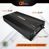 PRV Audio QS9000 1-Channel Full Range Car Amplifier 1 Ohm