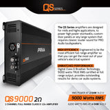PRV Audio QS9000 2 Ohm 1 Channel Full Range Amplifier
