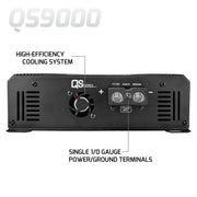 QS9000 1 Ohm - 1 Channel Full Range Amplifier PRV
