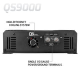 QS9000 2 Ohm - 1 Channel Full Range Amplifier PRV