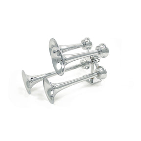 Strombos Chrome Quadruplex Nautical Horn HornBlasters