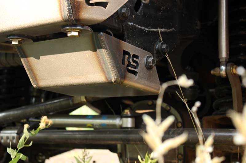 Ruffstuff Jeep Wrangler TJ Steering Box Skid Plate Far From Stock Ruffstuff
