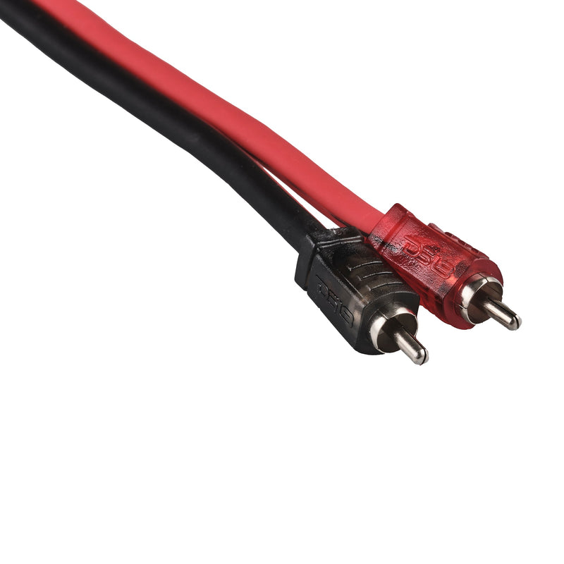 Level 2 RCA 100% Copper OFC Y Connector 2 MALE to 12 MALE 1.5 Feet - RED