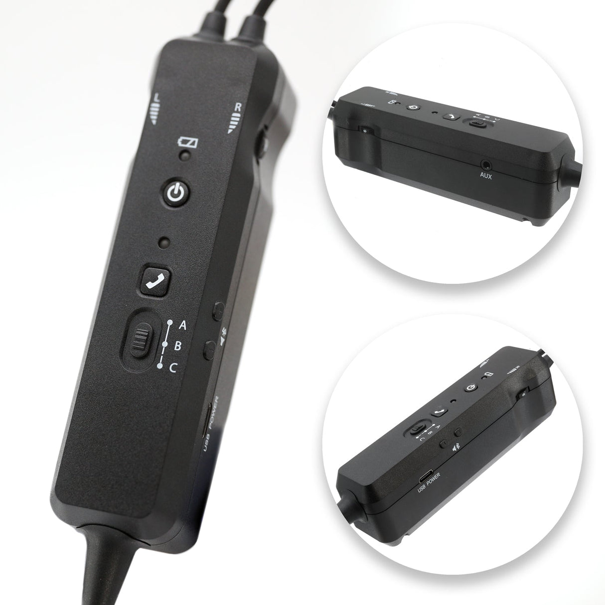 Rugged Air RA980 Bluetooth Cell Phone ANR General Aviation Pilot Headset