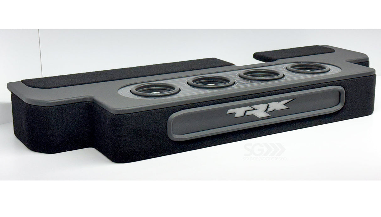 RAM Custom Focal K2 Dual 10-inch Subwoofer Enclosure for 2019-2023 Dodge RAM including TRX Sounds Good Stereo
