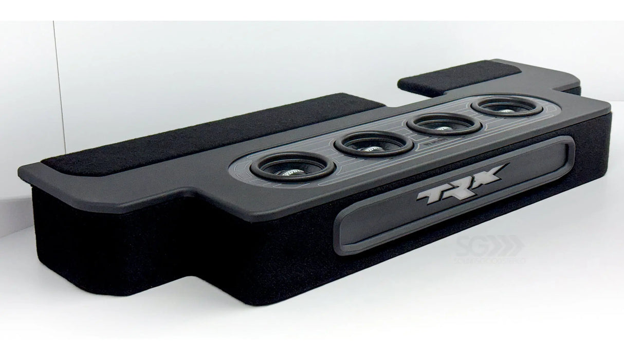 RAM Custom Four 6.5-inch Vented Subwoofer Enclosure for 2019-2023 Dodge RAM including TRX Sounds Good Stereo