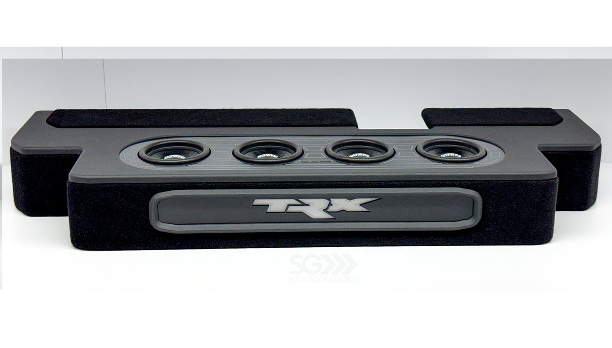 RAM Custom Focal K2 Dual 10-inch Subwoofer Enclosure for 2019-2023 Dodge RAM including TRX Sounds Good Stereo
