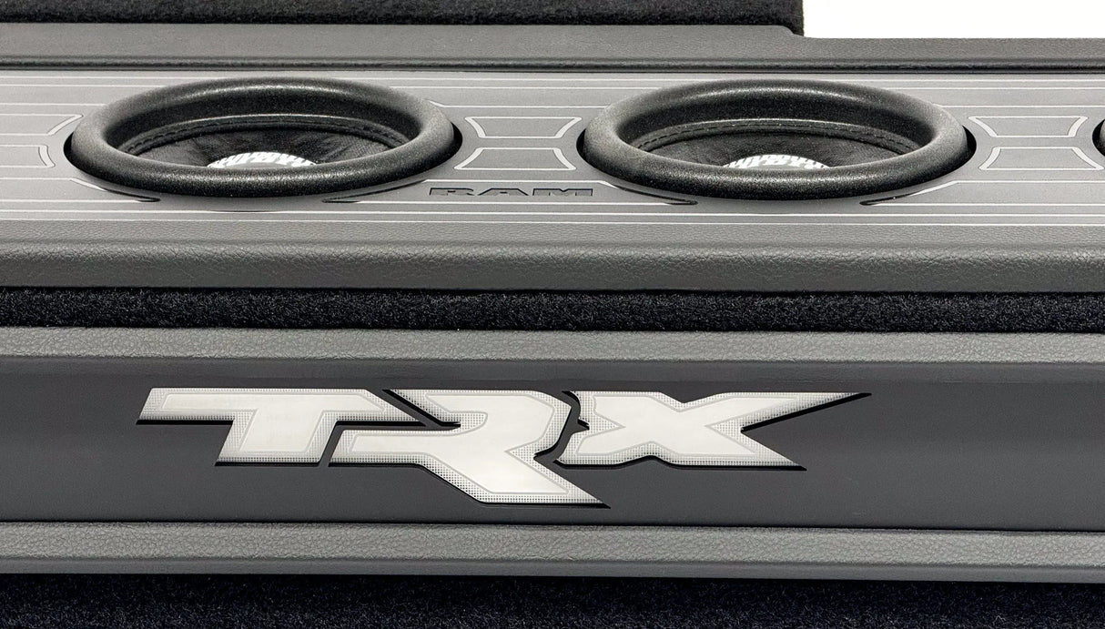 RAM Custom Four 6.5-inch Vented Subwoofer Enclosure for 2019-2023 Dodge RAM including TRX Sounds Good Stereo