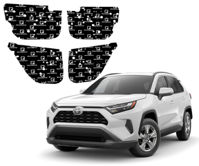 SoundSkins | 2019-2025 Toyota RAV4 4 Door Sound Deadening Vehicle Specific Kit | SSK-RAV44DR | 3 Layers (Acoustic Foam, Foil, Rubber Butyl) SoundSkins Global