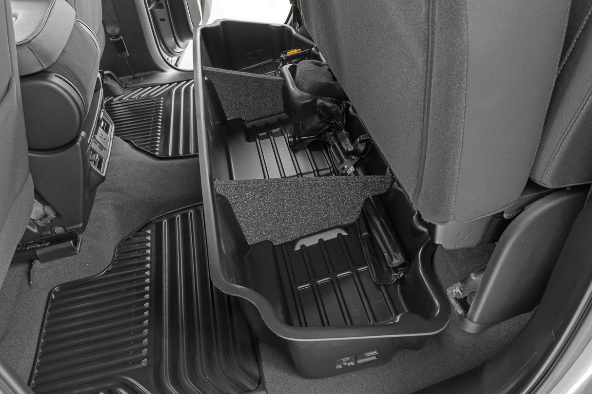 Under Seat Storage Double Cab Silverado/Sierra 1500/2500HD/3500HD (19-26) Rough Country