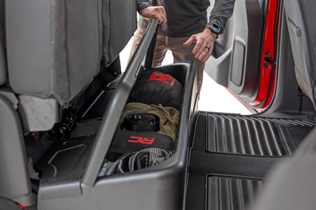 Under Seat Storage with Locking Lid Crew Cab Silverado/Sierra 1500/2500HD/3500HD (19-26) Rough Country